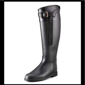 BURBERRY ROSCOT RAIN BOOT BLACK 35 = 5